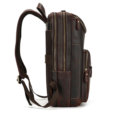Mochila de Cuero Vintage para Hombre - Piel de Res Auténtica - Image 29