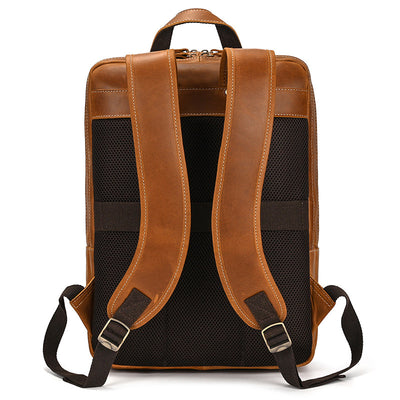Mochila de Cuero Vintage para Hombre - Piel de Res Auténtica - Image 34