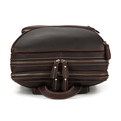 Mochila de Cuero Vintage para Hombre - Piel de Res Auténtica - Image 36