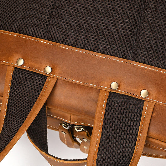 Mochila de Cuero Vintage para Hombre - Piel de Res Auténtica - Image 37