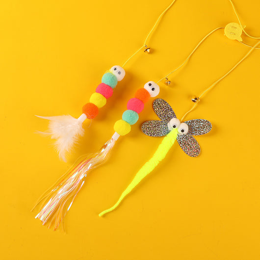 Juguete Interactivo de Plumas y Campana para Gatos - Image 12