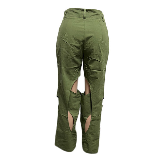 Pantalones Casuales de Algodón y Lino con Detalle Torcido - Image 42