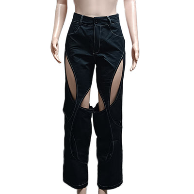 Pantalones Casuales de Algodón y Lino con Detalle Torcido - Image 50