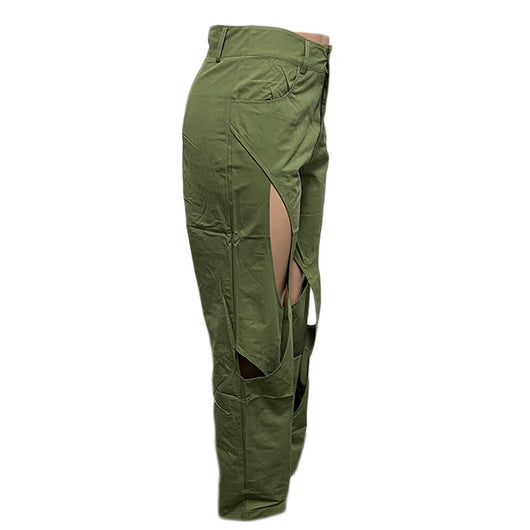 Pantalones Casuales de Algodón y Lino con Detalle Torcido - Image 52
