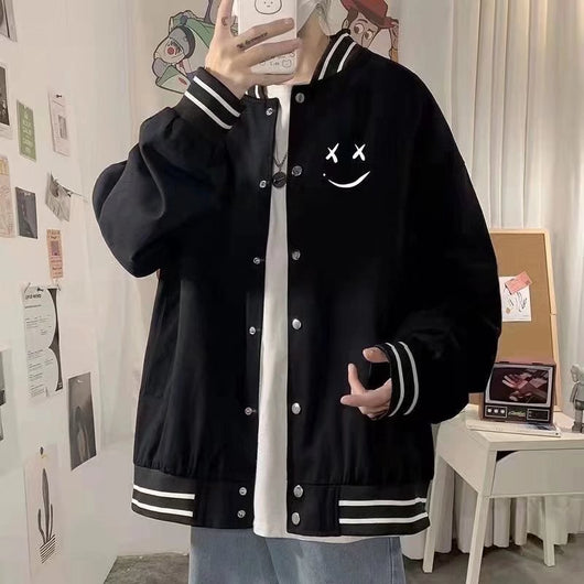Chaqueta Beisbolera Suelta Estilo Hong Kong - Abrigo de Moda Otoño Invierno - Image 13