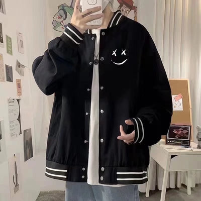Chaqueta Beisbolera Suelta Estilo Hong Kong - Abrigo de Moda Otoño Invierno - Image 14