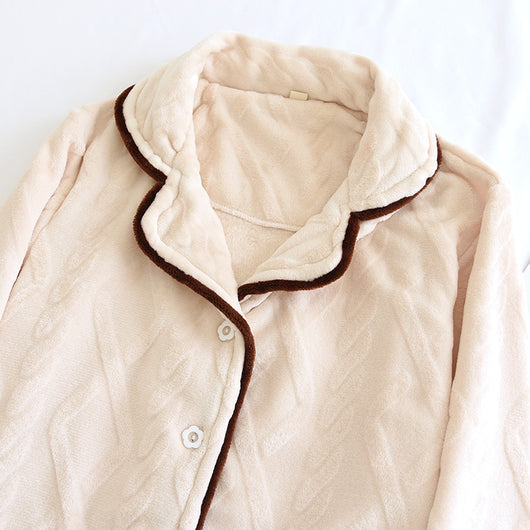 Pijamas de Franela para Parejas Otoño e Invierno - Image 16