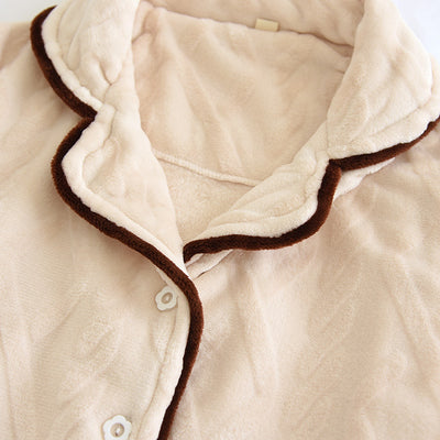 Pijamas de Franela para Parejas Otoño e Invierno - Image 18
