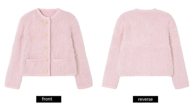 Cardigan Tejido Mohair Suave - Abrigo Largo de Manga Larga - Image 13