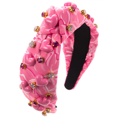 Diadema de Día de San Valentín con Gemas Incrustadas - Accesorio Hecho a Mano - Image 19