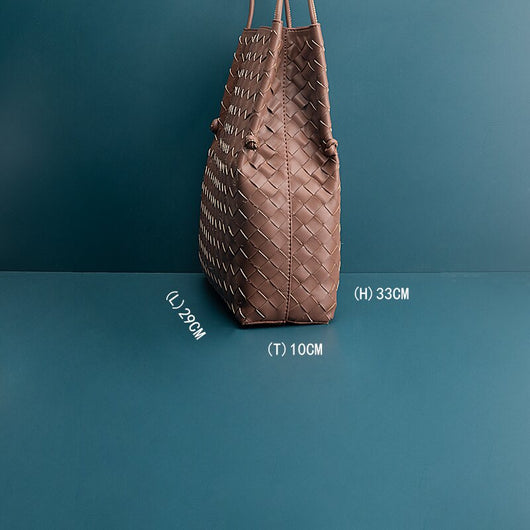 Bolso Bandolera Vintage Tejido de Gran Capacidad para Mujer - Image 8