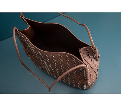 Bolso Bandolera Vintage Tejido de Gran Capacidad para Mujer - Image 12