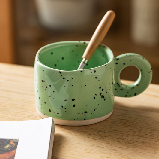 Taza de Desayuno de Cerámica con Asa Anillo - Image 15