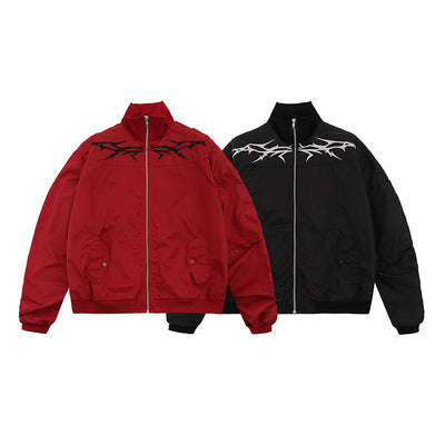 Chaqueta Bomber Street Cool con Bordados Auténticos - Image 21