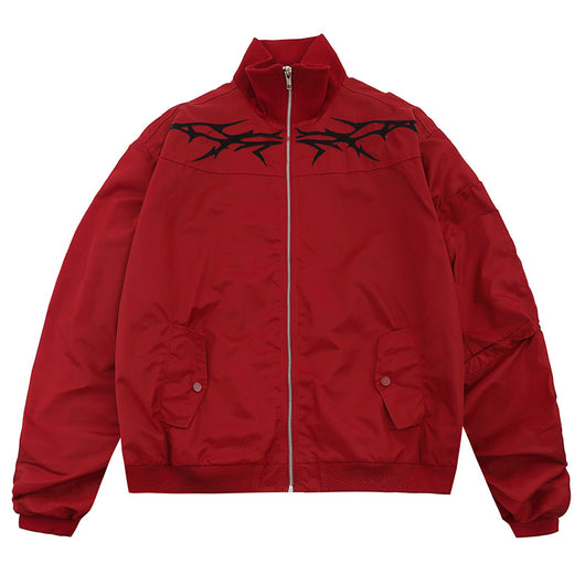 Chaqueta Bomber Street Cool con Bordados Auténticos - Image 24
