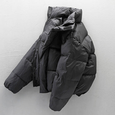 Chaqueta Acolchada con Cuello Alto para Hombre - Image 8
