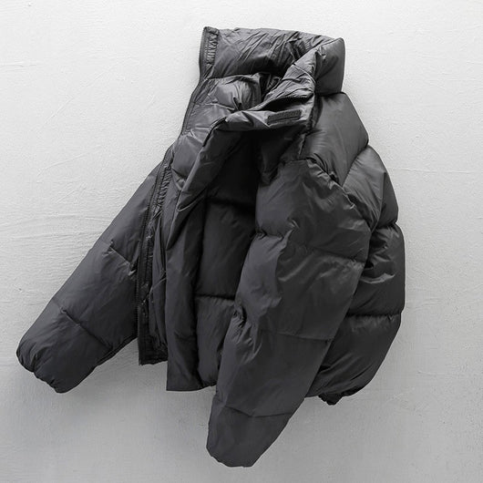 Chaqueta Acolchada con Cuello Alto para Hombre - Image 8