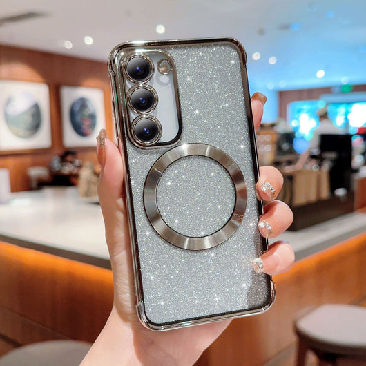 Funda Transparente con Plaquinado Magnético para Celular - Image 26