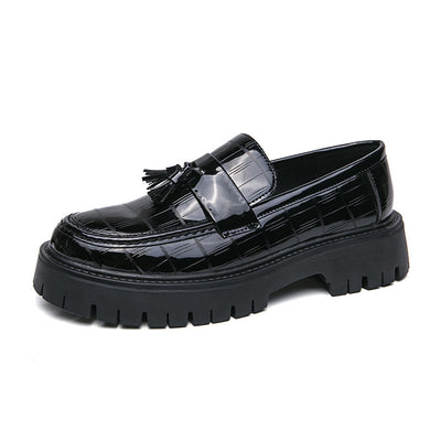 Zapatos de Cuero para Hombre con Plataforma en Punta - Image 13
