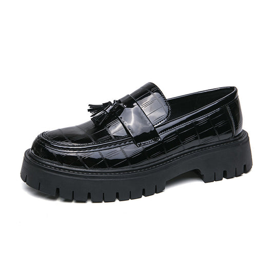 Zapatos de Cuero para Hombre con Plataforma en Punta - Image 13