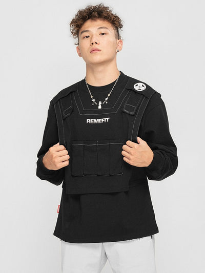 Polera Táctica de Dos Cuerpos con Algodón Stretch y Mangas Largas - Image 9