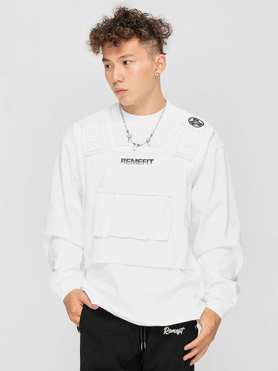 Polera Táctica de Dos Cuerpos con Algodón Stretch y Mangas Largas - Image 10
