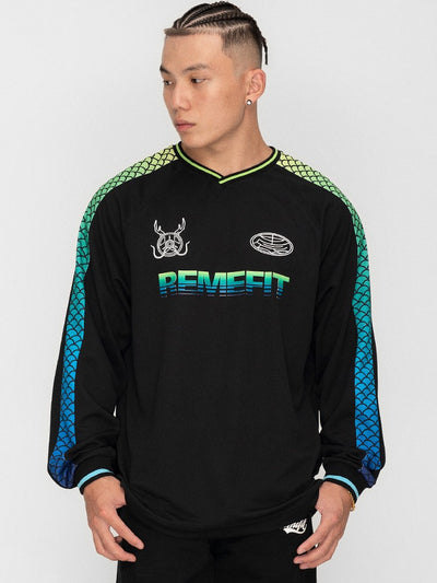 Camiseta Deportiva de Manga Larga Bicolor para Parejas - Secado Rápido - Image 8