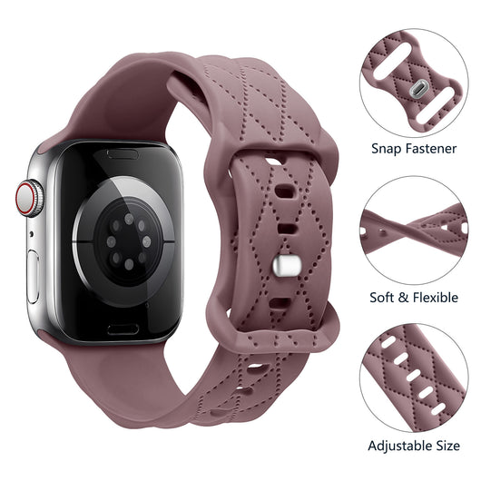 Correa de Silicona con Hebilla Mariposa para Apple Watch S9/S8 Ultra - Image 30