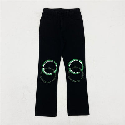 Pantalones Jeans Hombre Rectos Sueltos Pierna Ancha - Image 13