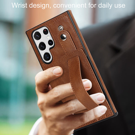 Funda Protectora de Cuero para Celular con Correa para Muñeca - Image 35