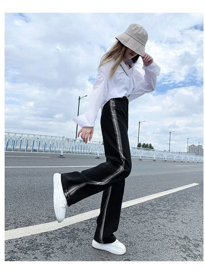 Jeans Rectos con Degradado Negro - Image 10
