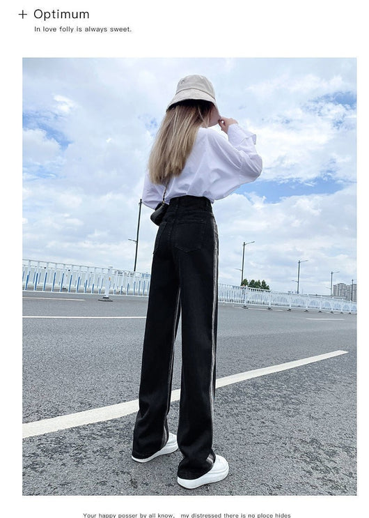 Jeans Rectos con Degradado Negro - Image 11