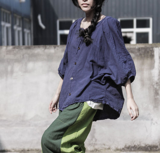 Cardigan de Lino con Mangas Murciélago para Mujer - Image 20