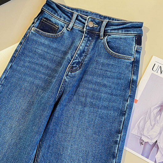 Jeans Vintage Artesanales con Bordado y Lavado Cálido - Image 16