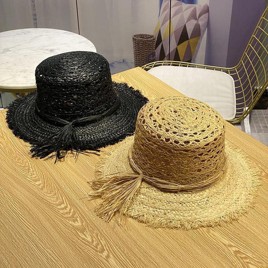 Sombrero de Paja Calado para Mujer - Gorro Playero Transpirable - Image 12