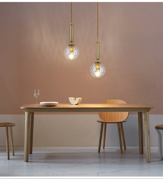 Lámpara Colgante de Vidrio para Restaurante, Bar y Dormitorio - Image 27