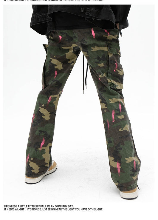 Pantalones Cargo Camuflaje Street Leisure para Hombre - Image 13
