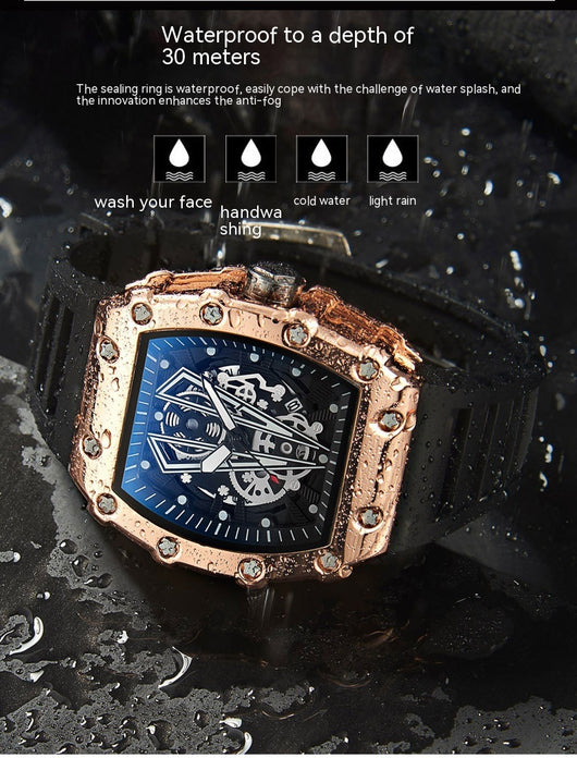 Reloj Deportivo Impermeable de Cuarzo para Hombre - Image 9