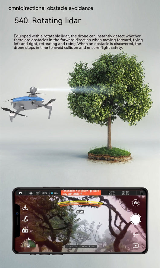 Dron 4K Profesional con Transmisión 3km y Gimbal de 3 Ejes - Image 8