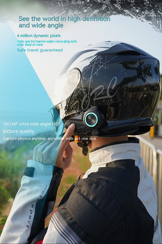 Sistema de Intercomunicador Bluetooth para Casco de Moto con Grabadora R3 - Image 8