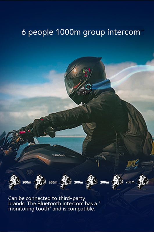 Sistema de Intercomunicador Bluetooth para Casco de Moto con Grabadora R3 - Image 12