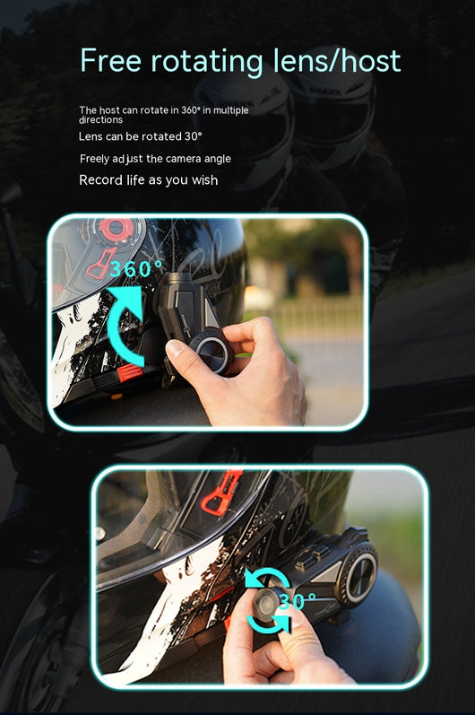Sistema de Intercomunicador Bluetooth para Casco de Moto con Grabadora R3 - Image 18