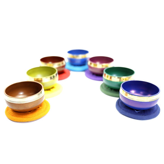 Cuenco Tibetano Himalaya Artesanal Colorido para Yoga, Meditación e Instrumentos de Percusión - Image 12