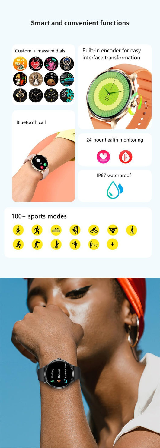 Reloj Inteligente con Llamadas Bluetooth y Monitor de Salud - Image 19