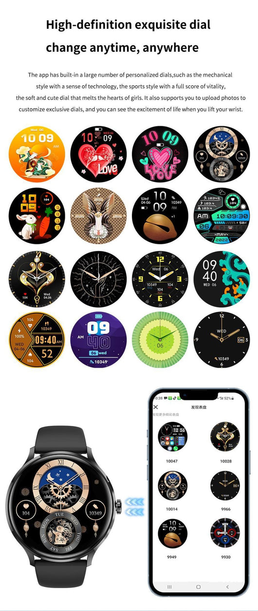 Reloj Inteligente con Llamadas Bluetooth y Monitor de Salud - Image 25