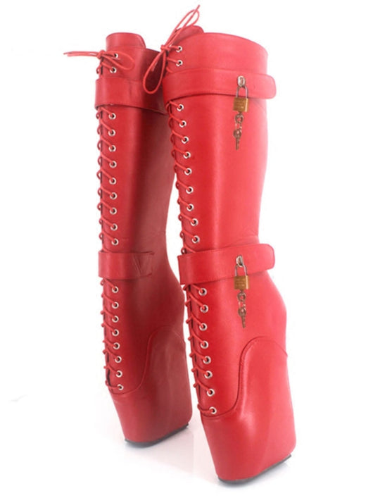 Botas Altas Ajustadas con Cordones y Elástico - Image 7