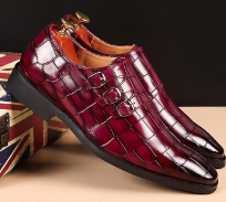 Zapatos de Cuero Ejecutivos Transpirables Talla Grande Hombre - Image 11