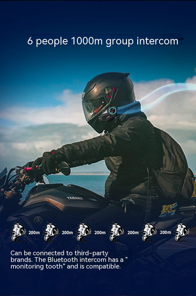 Sistema de Intercomunicador Bluetooth para Casco de Moto con Grabadora R3 - Image 25