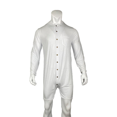 Jumpsuit Cómodo de Color Liso para Casa - Image 21