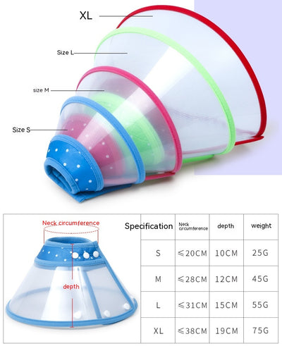 Collar Protector Postoperatorio Suave para Mascotas - Cono Antilamido - Image 22
